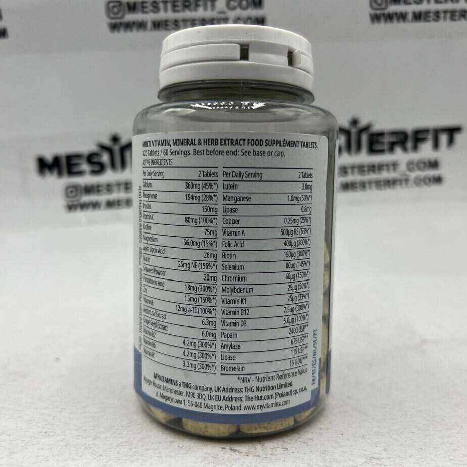مینرال و مولتی ویتامین آلفا من مای ویتامینز مخصوص آقایان Myvitamins Alpha Men 12 مینرال و مولتی ویتامین مای پروتئین آلفا من Myvitamins Alpha Men