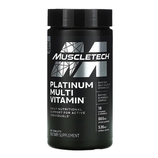 مولتی ویتامین پلاتینوم ماسل تک MuscleTech Platinum Multivitamins 1 مولتی ویتامین ماسل تک