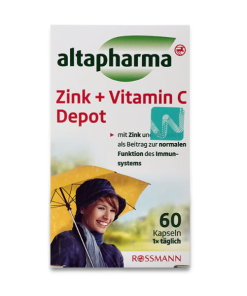 مکمل غذایی روی + ویتامین C دپو آلتاپارما