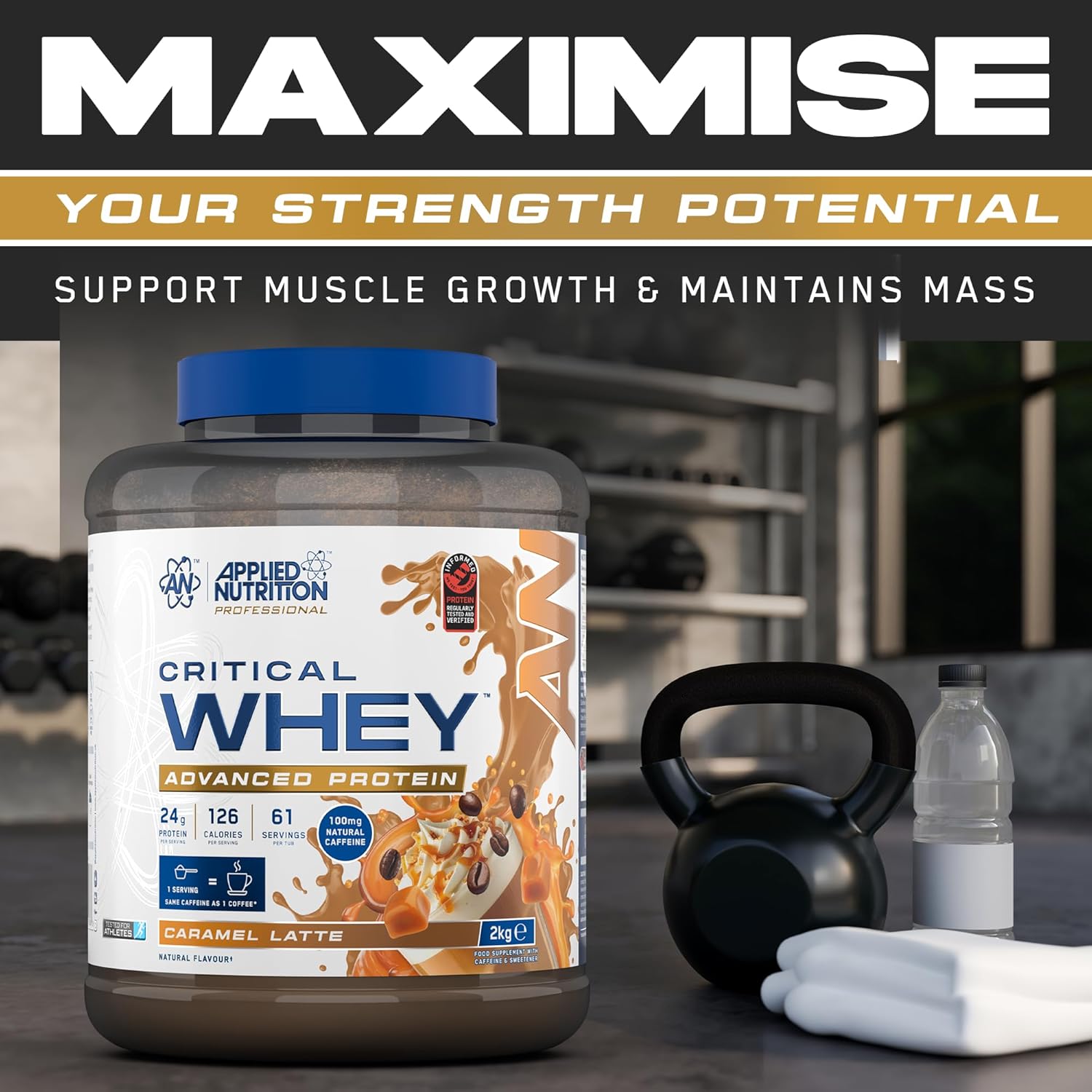 پودر پروتئین کریتیکال وی اپلاید Applied Nutrition Critical Whey Protein 30 پودر پروتئین وی کریتیکال اپلاید Applied Nutrition Critical Whey Protein