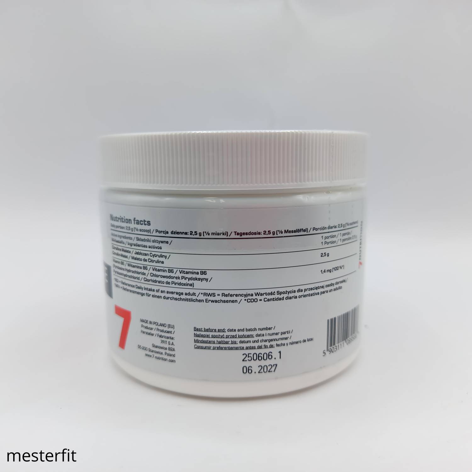 مکمل سیترولین مالات سون نوتریشن 7Nutrition Citrulline Malate 3 مکمل سیترولین مالات سون نوتریشن 7Nutrition Citrulline Malate