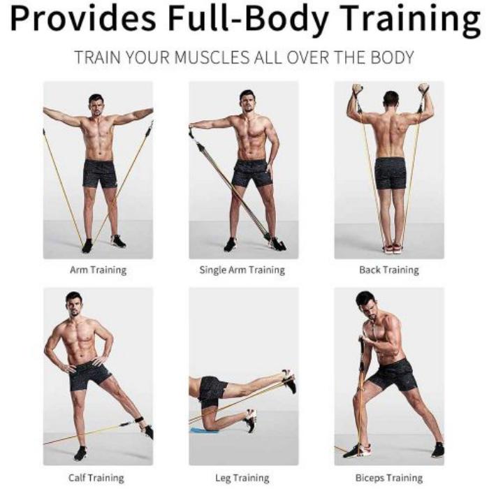 کش بدنسازی مگا فیتنس Mega Fitness مجموعه 5 عددی