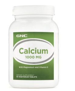 قرص کلسیم 1000 میلی گرمی جی ان سی 90 تایی GNC Calcium 1000 MG