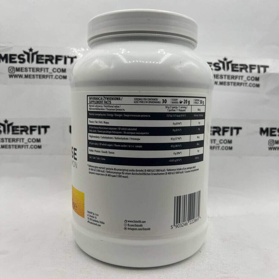 دکستروز نچرال استرویت 1500 گرم OstroVit Dextrose natural 4 دکستروز نچرال استرویت 1500 گرم OstroVit Dextrose natural
