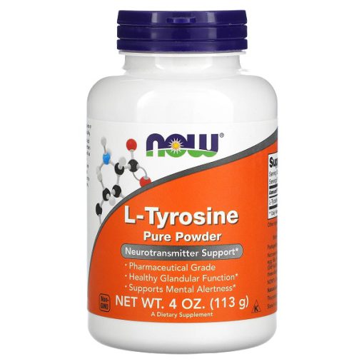 پیور پودر ال تیروزین ناو Now L-Tyrosine Pure Powder