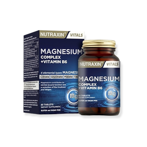 کمپلکس منیزیم و ویتامین ب 6 نوتراکسین Nutraxin Magnesium Complex + Vitamine B6