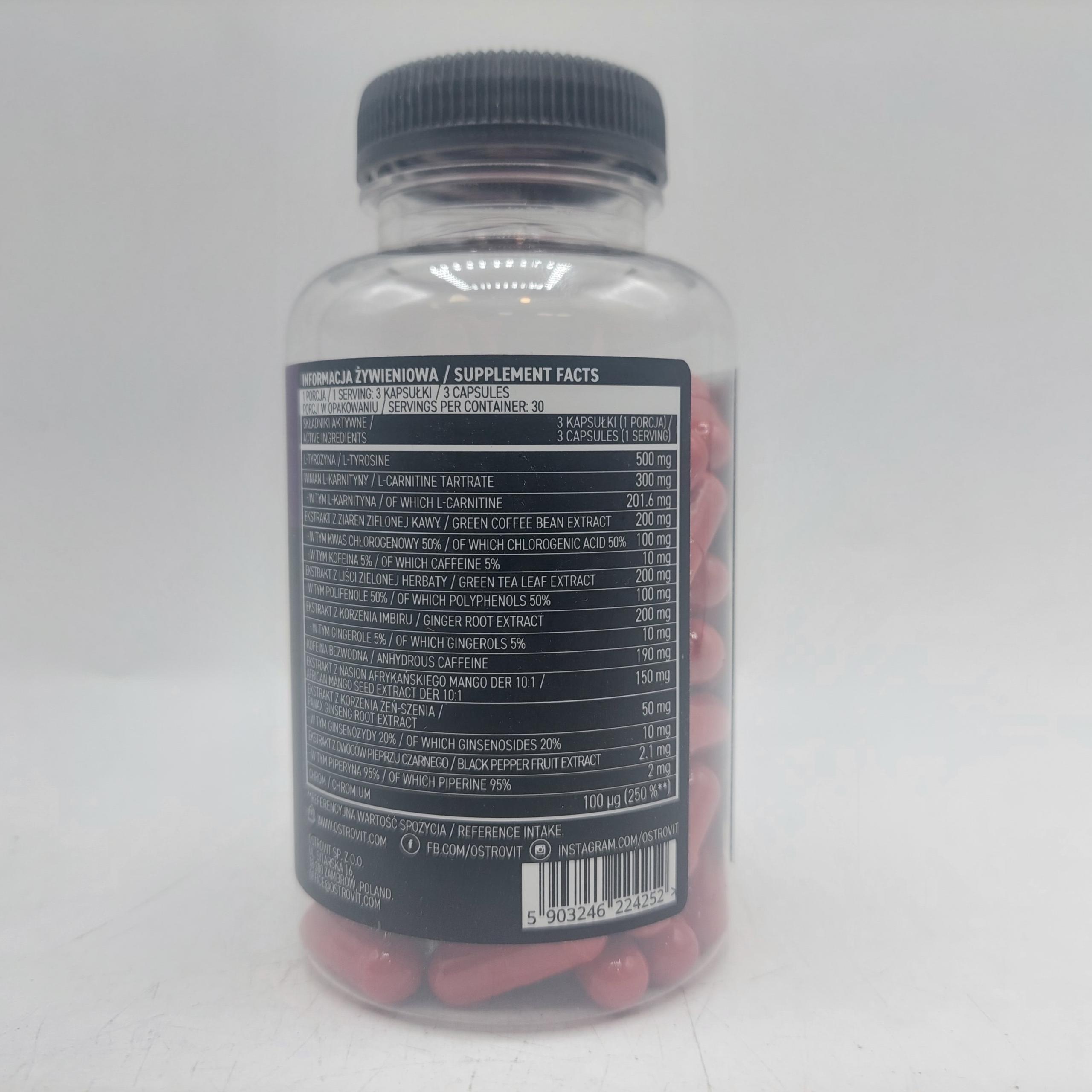 کپسول چربی سوز فت برنر اکستریم استرویت 90 عددی OstroVit Fat Burner eXtreme 6 کپسول چربی سوز فت برنر اکستریم استرویت 90 عددی OstroVit Fat Burner eXtreme - Image 6