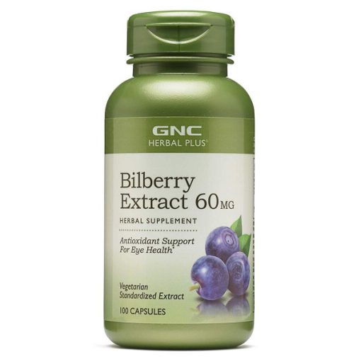 عصاره بیلبری جی ان سی GNC Bilberry Extract 60MG