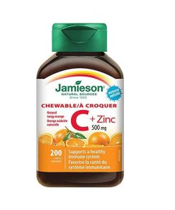 ویتامین سی و زینک جمیسون Jamieson Vitamin C + Zinc