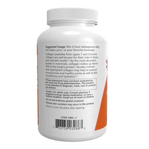 پپتیدهای کلاژن NOW Collagen Peptides Powder