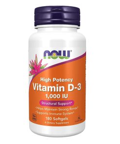 ویتامین دی 3 ناو NOW Vitamin D-3 1000 IU