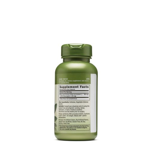 عصاره برگ زیتون جی ان سی GNC  Olive Leaf 500 mg