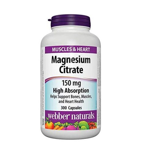 منیزیم سیترات وبر نچرالز Webber Naturals Magnesium Citrates