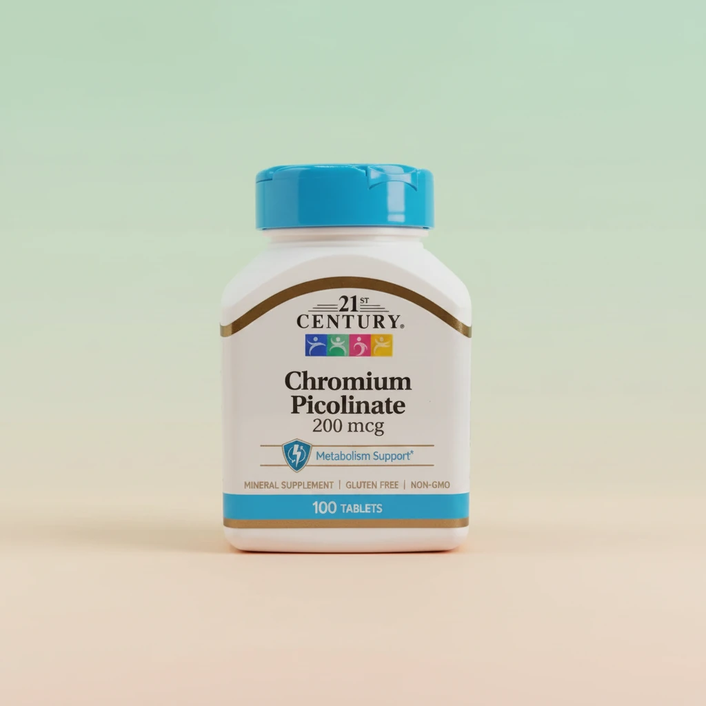 قرص کروم پیکولینات سنتری 21st Century Chromium Picolinate