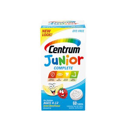 مولتی ویتامین کودکان کامپلت سنتریوم Centrum Junior Complete 1 مولتی ویتامین کودکان کامپلت سنتریوم Centrum Junior Complete