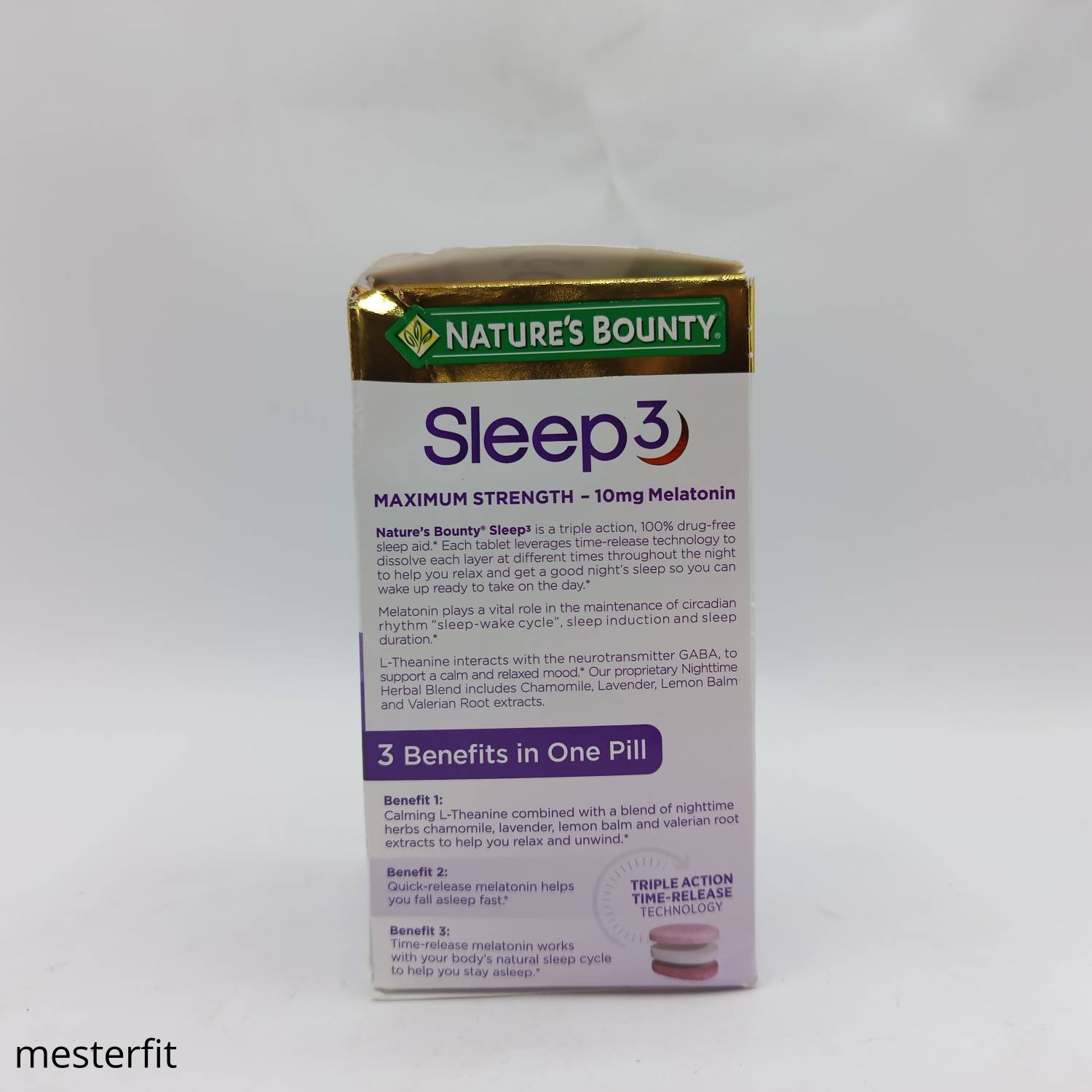 تقویت کننده خواب اسلیپ 3 نیچرز بونتی Nature's Bounty Sleep 3 5 تقویت کننده خواب اسلیپ 3 نیچرز بونتی Nature's Bounty Sleep 3
