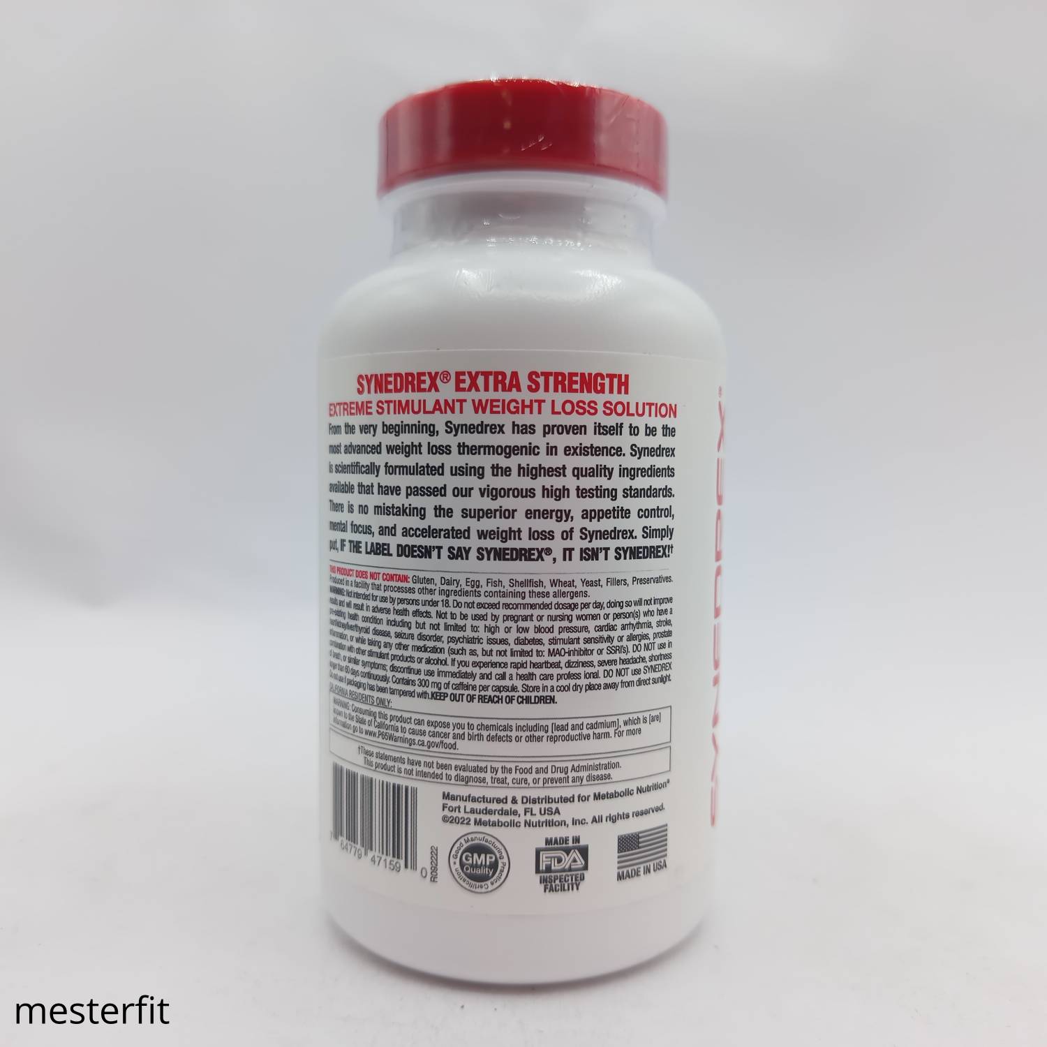 چربی سوز سیندرکس متابولیک Metabolic Nutrition Synedrex 3 چربی سوز سیندرکس متابولیک Metabolic Nutrition Synedrex