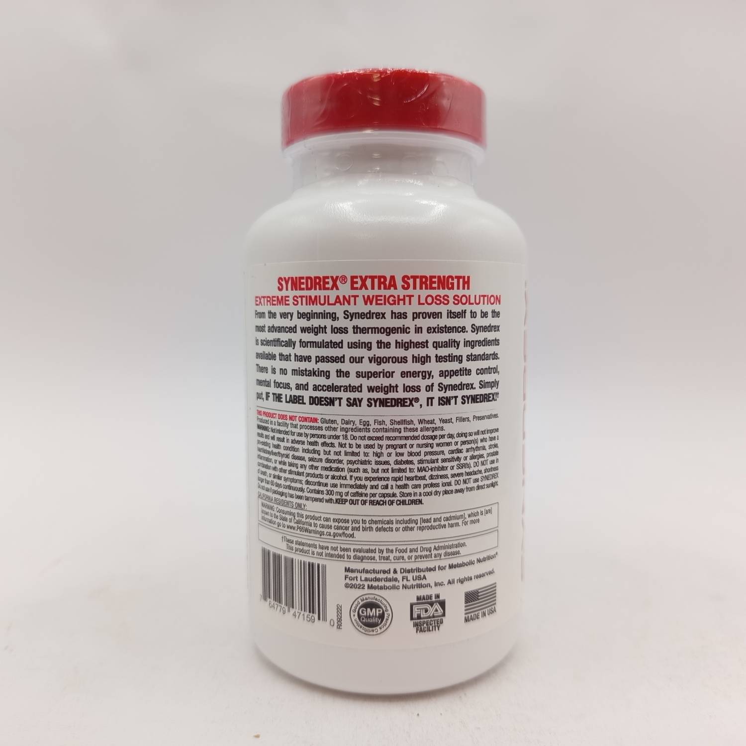 چربی سوز سیندرکس متابولیک Metabolic Nutrition Synedrex 6 چربی سوز سیندرکس متابولیک Metabolic Nutrition Synedrex