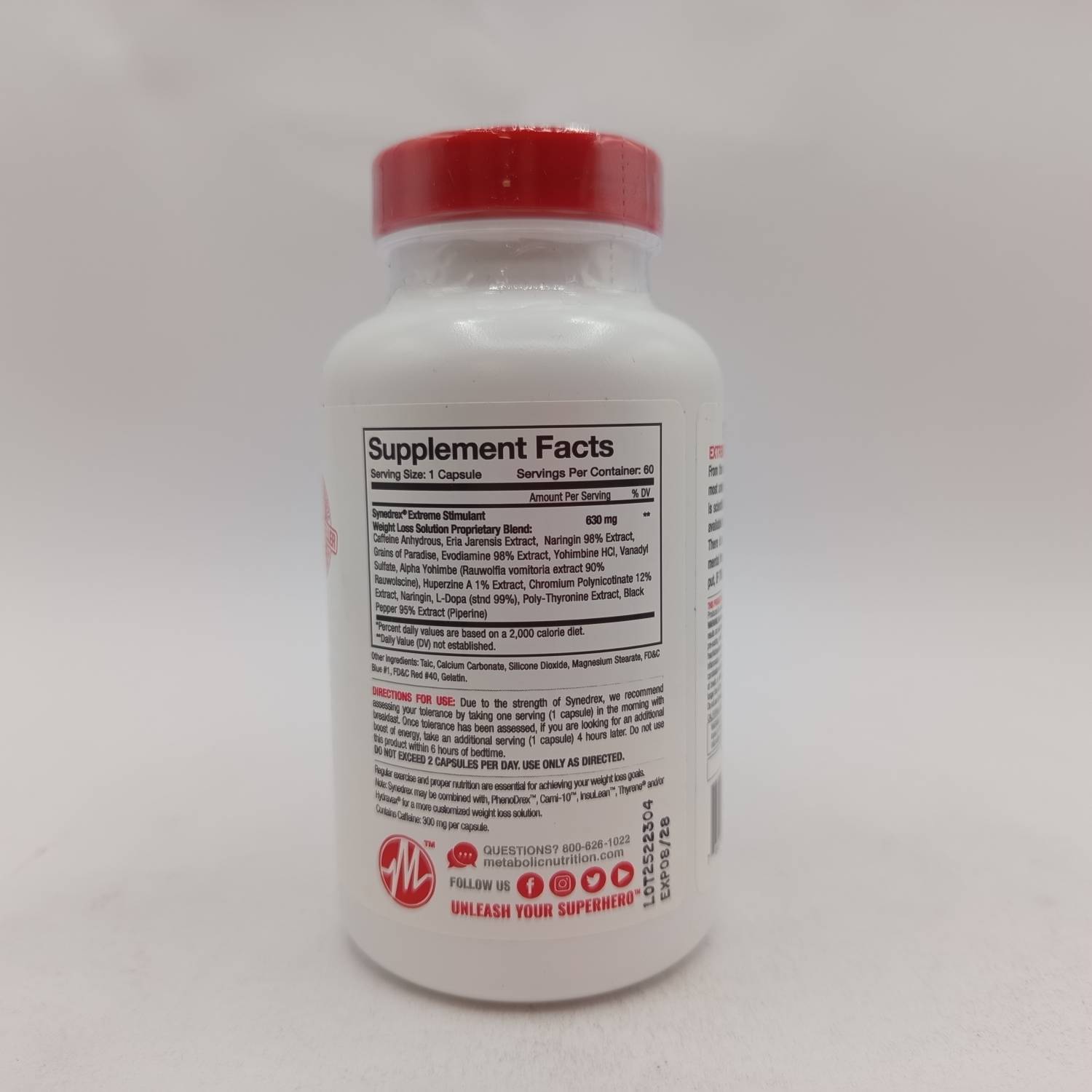 چربی سوز سیندرکس متابولیک Metabolic Nutrition Synedrex 7 چربی سوز سیندرکس متابولیک Metabolic Nutrition Synedrex