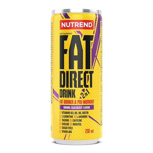 چربی سوز فت دایرکت درینک ناترند 250 میل Nutrend Fat Direct Drink