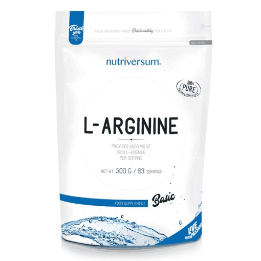 آرژنین بدون طعم نوتریورسام 500 گرم Nutriversum L Arginine