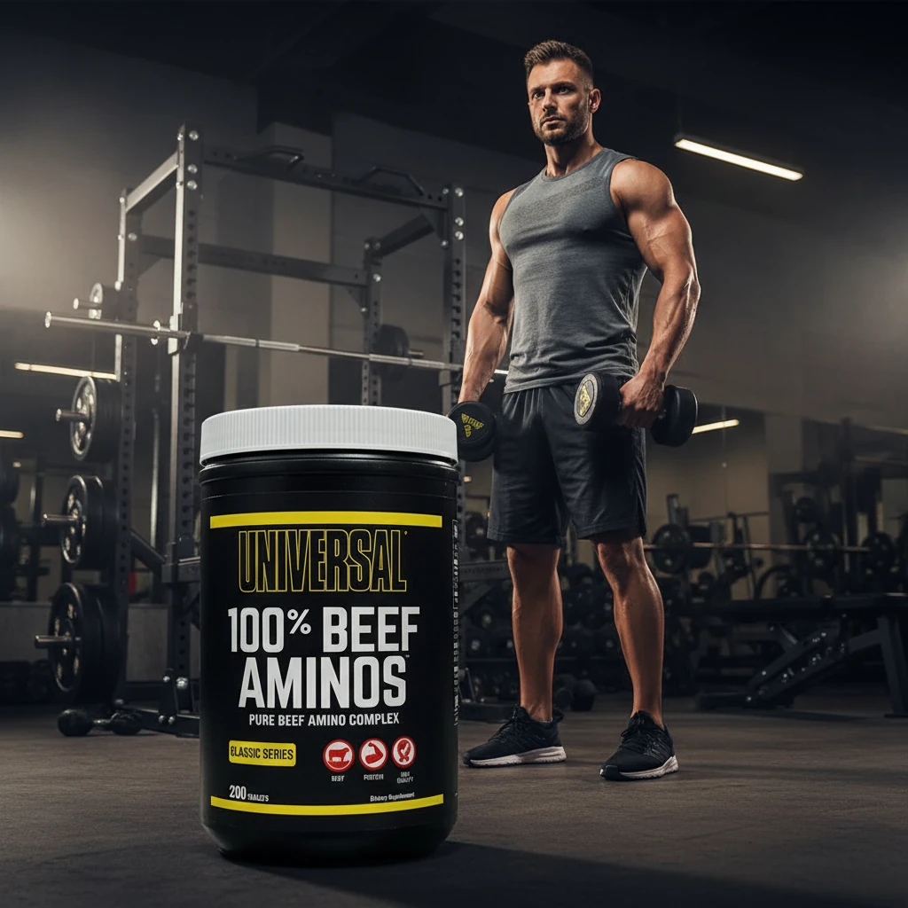 آمینو بیف یونیورسال 200 عددی Universal Nutrition 100% Beef Aminos 15 آمینو بیف یونیورسال 200 عددی Universal Nutrition 100% Beef Aminos