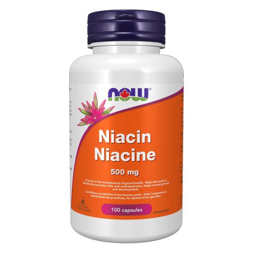 نیاسین ناو 100 عددیNow Niacin 500mg  