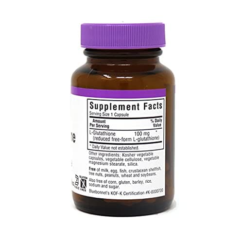 ال-گلوتاتیون بلوبانت BLUEBONNET L-GLUTATHIONE 100MG 2 ال-گلوتاتیون بلوبانت BLUEBONNET L-GLUTATHIONE 100MG