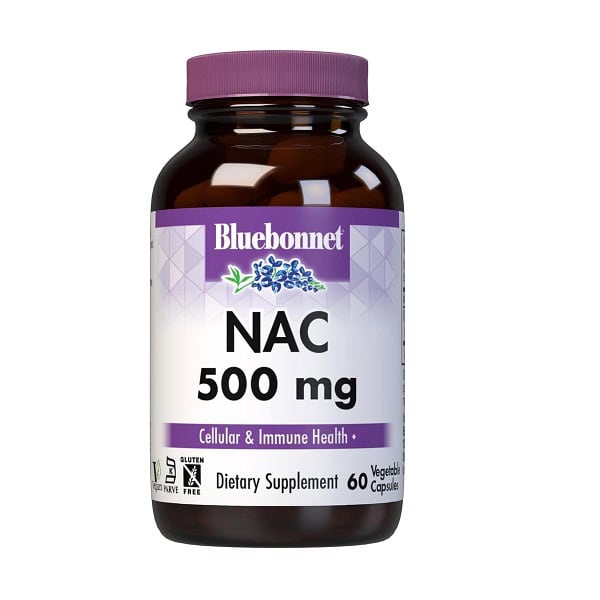 ان-استیل سیستئین بلوبانت Bluebonnet NAC 500mg 1 ان-استیل سیستئین بلوبانت Bluebonnet NAC 500mg