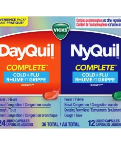 مسکن روز و شب Vicks DayQuil and NyQuil COMPLETE Cold Flu