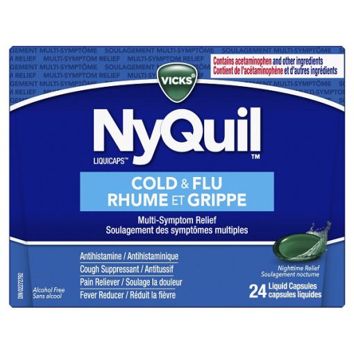 تسکین دهنده سرماخوردگی و آنفولانزا نای کویل Vicks NyQuil Cold & Flu
