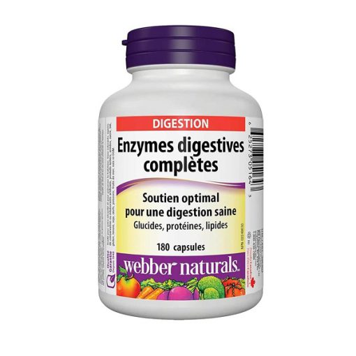 آنزیم گوارشی وبر نیچرز Webber Naturals Complete Digestive Enzymes