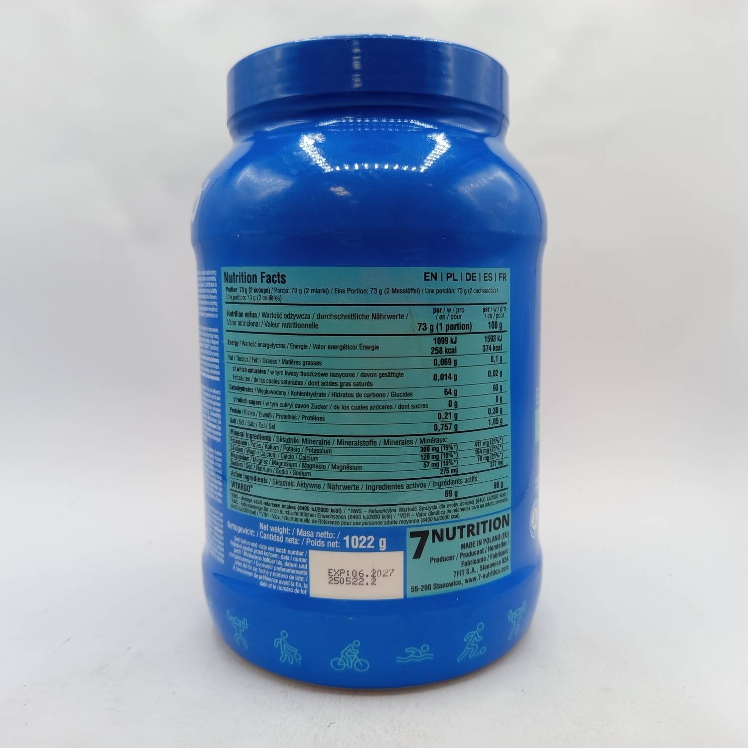 الکترولیت کربوهیدرات ویتارگو سون نوتریشن 7Nutrition VITARGO ELECTROLYTES 4 الکترولیت کربوهیدرات ویتارگو سون نوتریشن 7Nutrition VITARGO ELECTROLYTES