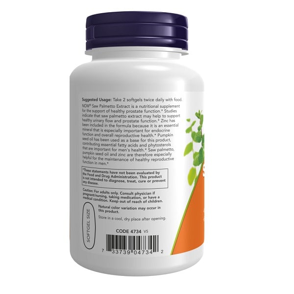 عصاره نخل اره ساوپالمتو ناو NOW Saw Palmetto Extra 6 عصاره نخل ارهای ناو NOW Saw Palmetto Extra