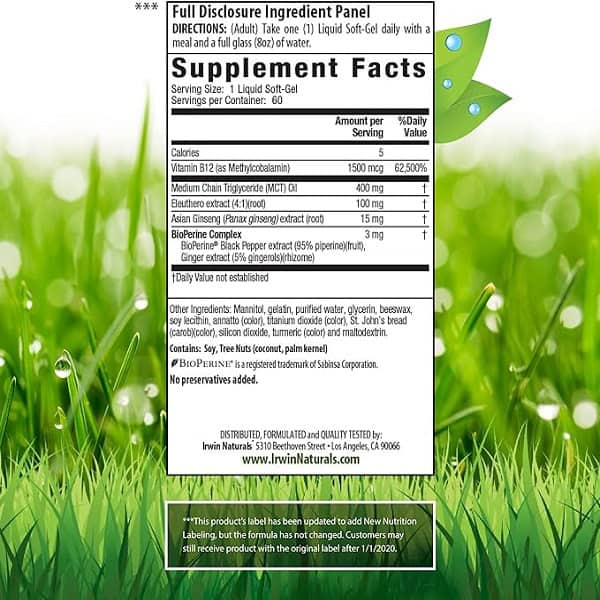 ویتامین ب 12 اروین نچرالز Irwin Naturals One-Per-Day Mega B-12 3 ویتامین ب 12 اروین نچرالز Irwin Naturals One-Per-Day Mega B-12
