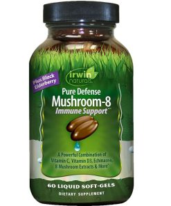 تقویت کننده سیستم ایمنی اروین نچرالز Irwin Naturals Pure Defense Mushroom-8