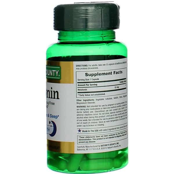 ملاتونین نیچرز بونتی 60 کپسول Nature's Bounty Melatonin 10mg 6 ملاتونین نیچرز بونتی 60 کپسول Nature's Bounty Melatonin 10mg