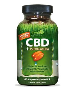 سی بی دی و آشواگاندا اروین نچرالز Irwin Naturals CBD + ASHWAGANDHA