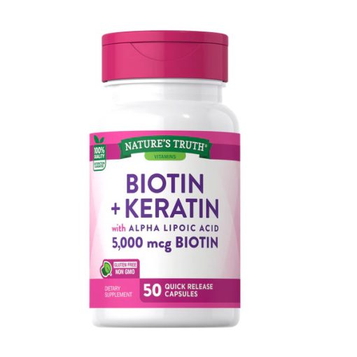 بیوتین نیچرز تریث Natures Truth Biotin + Keratin