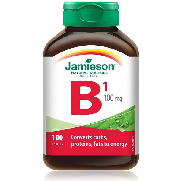 ویتامین ب 1 جمیسون 100 عدد Jamieson Vitamin B1 1 ویتامین ب 1 جمیسون 100 عدد Jamieson Vitamin B1