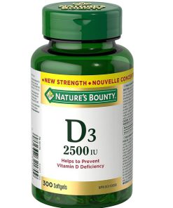 ویتامین دی نیچرز بونتی 300 عدد Nature's Bounty Vitamin D3 2500IU