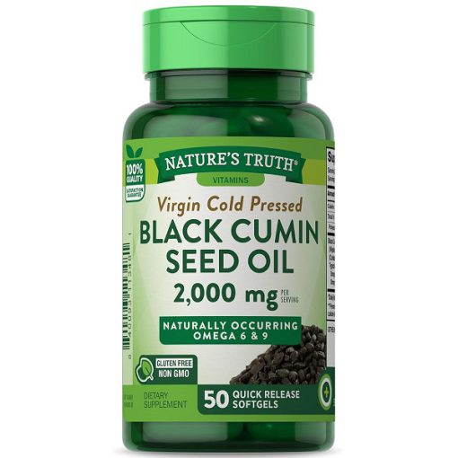 روغن سیاه دانه نیچرز تریث Nature's Truth Black Cumin Seed Oil 2000 mg  