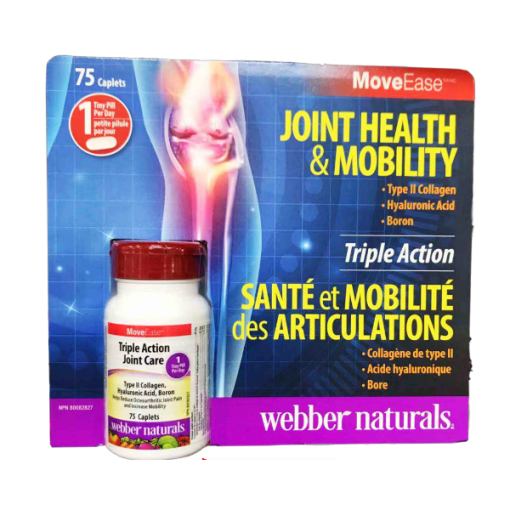 مفصل ساز وبر نچرالز Webber Naturals Triple Action Joint Care