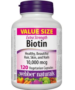 بیوتن وبر نچرالز 10000 میکروگرم 120 کپسول گیاهی