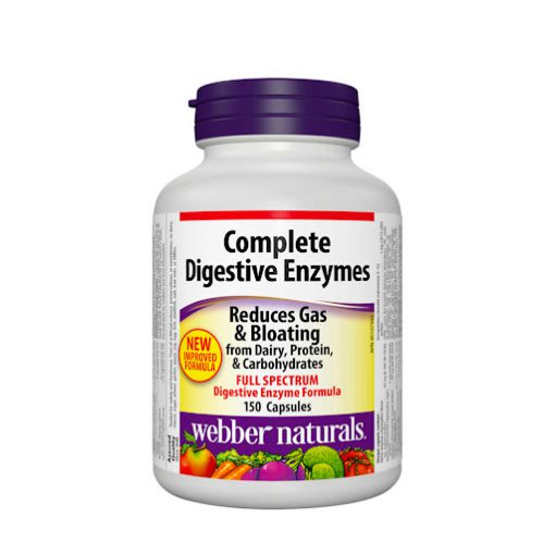 کامپلت آنزیم گوارشی وبر نچرالز 150 عدد Webber Naturals Complete Digestive Enzymes
