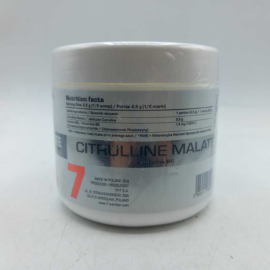 مکمل سیترولین مالات سون نوتریشن 7Nutrition Citrulline Malate 5 مکمل سیترولین مالات سون نوتریشن 7Nutrition Citrulline Malate - Image 5