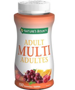 پاستیل مولتی ویتامین بزرگسالان نیچرز بونتی Nature's Bounty Adult Multivitamin