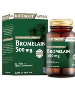 بروملین نوتراکسین 500 میلی گرم 60 عدد Nutraxin Bromelain