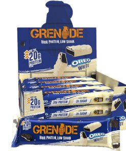 پروتئین بار گرنید اورئو وایت 20 گرم پروتئین Grenade OREO White Protein Bar