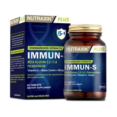 تقویت کننده سیستم ایمنی نوتراکسین Nutraxin IMMUN-S 1 تقویت کننده سیستم ایمنی نوتراکسین Nutraxin IMMUN-S